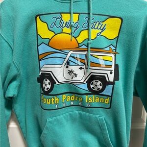 Teal South Padre Island Hoodie